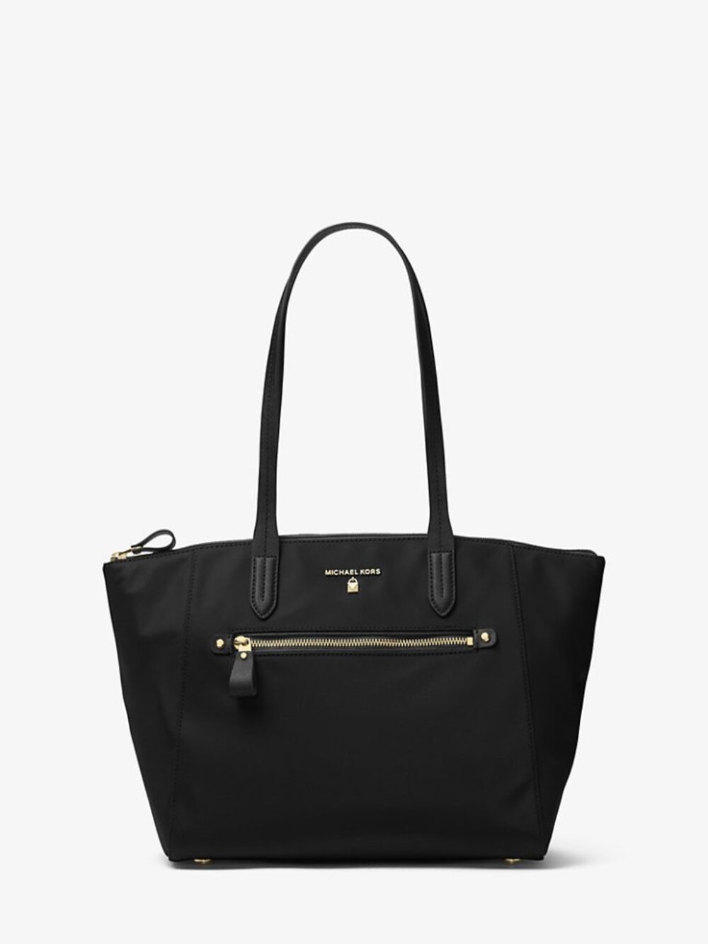 Michael Kors Kelsey Black Nylon Tote Bag Purse